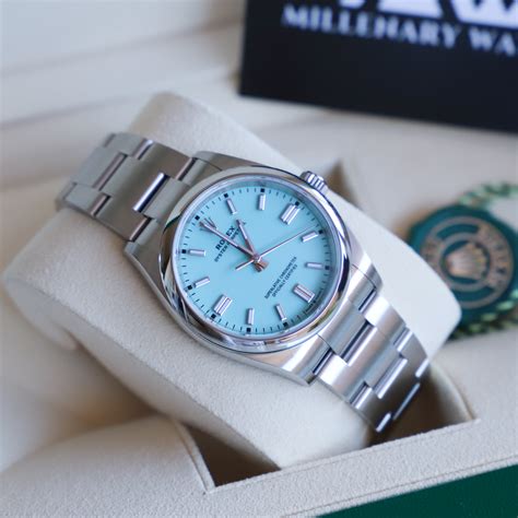 womens rolex blue face|rolex tiffany 36.